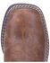 Image #6 - Dan Post Girls' 9" Punky Western Boots - Broad Square Toe, Tan, hi-res