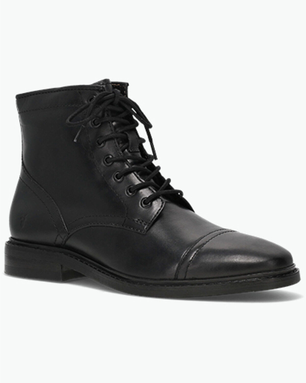Image #1 - Frye Men's Paul Mid Lace Casual Boots - Round Toe, Black, hi-res