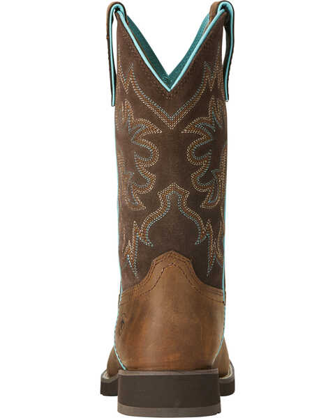 Image #5 - Ariat Women's Delilah Western Boots, Brown, hi-res