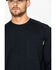 Image #4 - Hawx Men's Logo Crew Long Sleeve Work T-Shirt - Tall , Black, hi-res