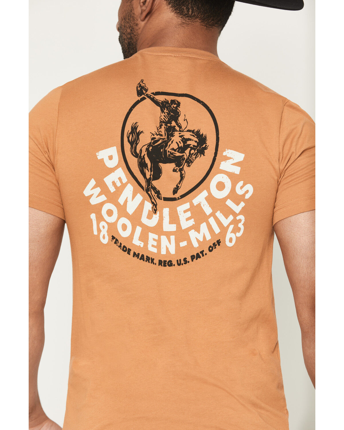 Image #4 - Pendleton Men's Circle Rodeo Short Sleeve Graphic T-Shirt, Mustard, hi-res