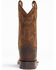 Image #5 - Cody James Boys' Nash Distressed Western Boots - Broad Square Toe, Brown, hi-res