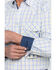 Image #4 - Resistol Men's American Med Plaid Long Sleeve Western Shirt, White, hi-res