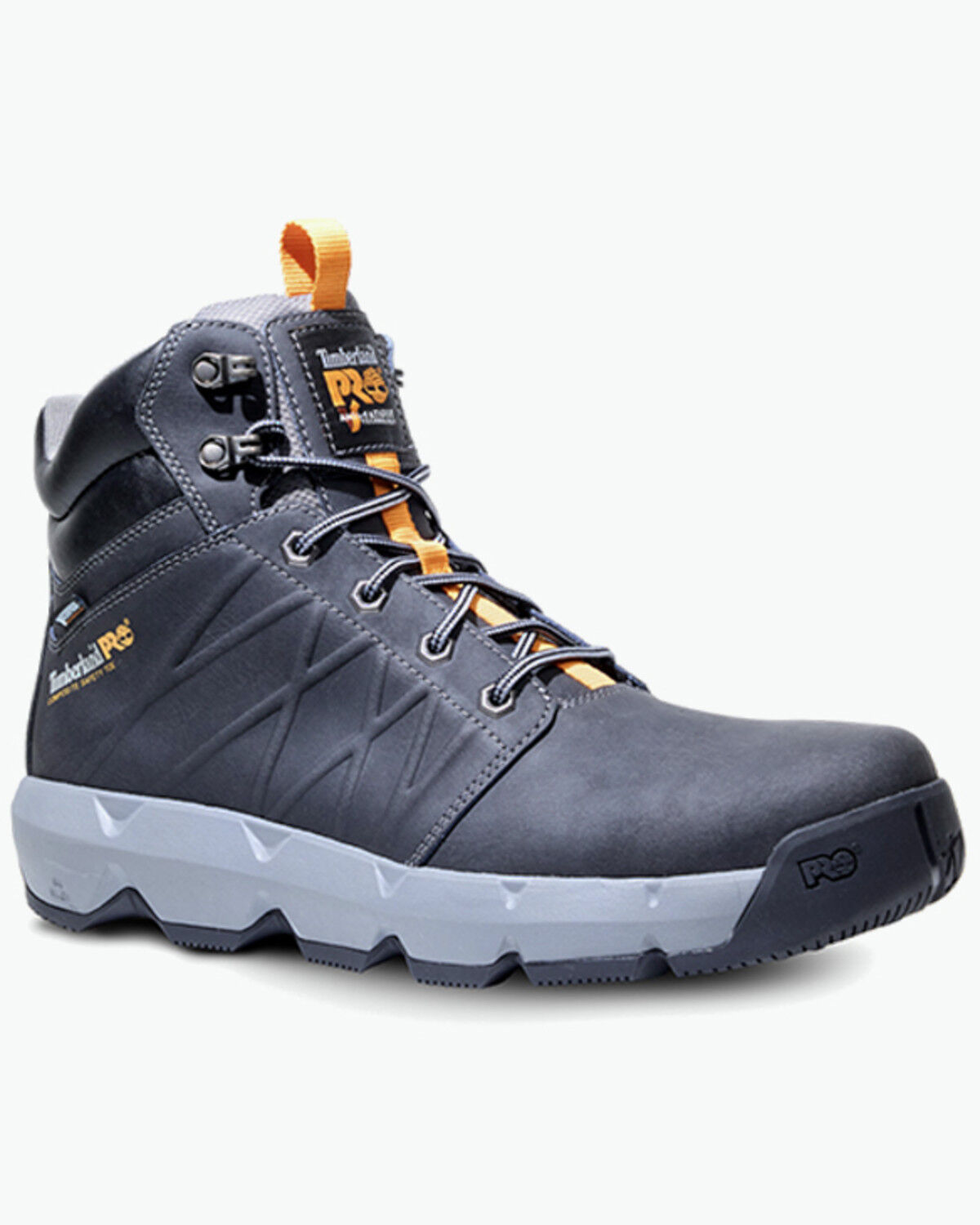Timberland PRO Men's 6" Morphix Waterproof Work Boots - Composite Toe, Black, hi-res