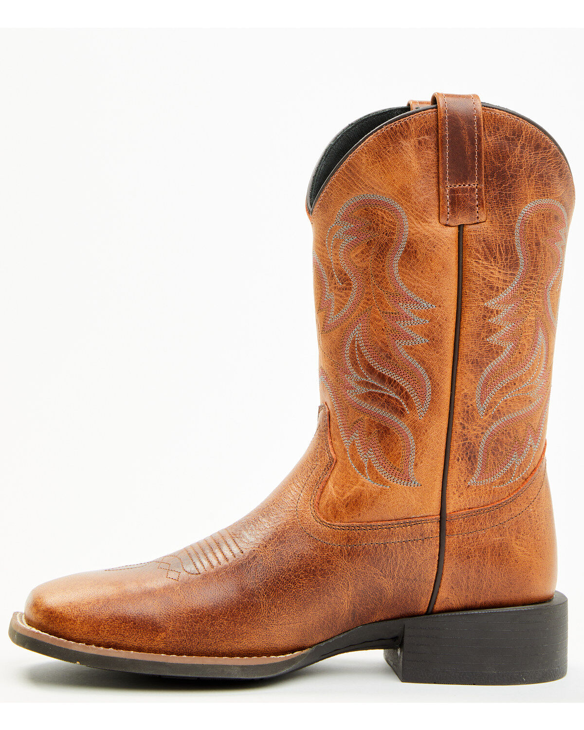 Image #3 - Cody James Ace&trade; Western Boots - Broad Square Toe, Brown, hi-res