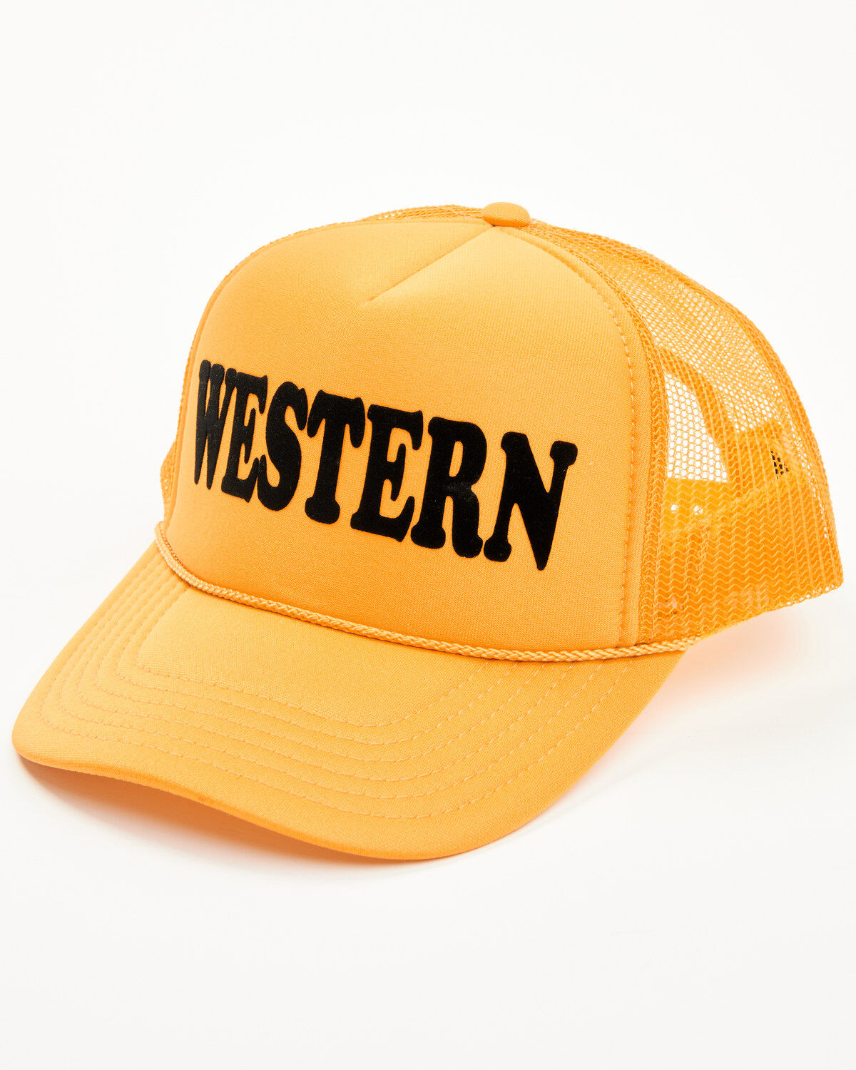 Image #1 - Rodeo Hippie Women's Western Ball Cap, Yellow, hi-res