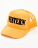 Image #1 - Rodeo Hippie Women's Western Ball Cap, Yellow, hi-res