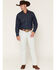 Image #1 - Wrangler Men's 936 Toughlite Light Wash Cowboy Cut Slim Straight Stretch Denim Jeans, Light Wash, hi-res