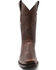 Image #4 - Ferrini Men's Wyatt Western Boots - Square Toe , Chocolate, hi-res