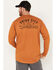 Image #3 - Ariat Men's Rebar Stretch Union City Long Sleeve Work T-Shirt, Beige, hi-res