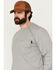 Image #2 - Hawx Men's FR Long Sleeve Pocket T-Shirt - Tall, Silver, hi-res