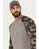 Image #2 - Ariat Men's Rebar Workman Baseball Long Sleeve Shirt, Charcoal, hi-res