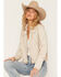 Image #1 - Idyllwind Women's Breckston Faux Suede Fringe Jacket, Sand, hi-res