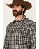 Image #2 - Cody James Men's Denton Plaid Print Long Sleeve Snap Western Shirt - Tall, , hi-res
