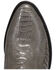 Image #6 - El Dorado Men's Exotic Ostrich Leg Tall Western Boots - Round Toe, Grey, hi-res