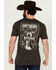 Image #1 - Moonshine Spirit&reg; Men's Southern Rock Short Sleeve Graphic T-Shirt, Charcoal, hi-res