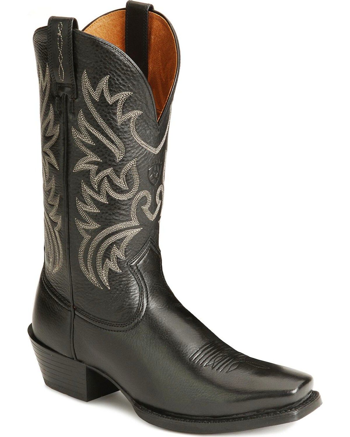Ariat Men's Legend Western Performance Boots - Square Toe, Black, hi-res