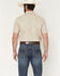 Image #4 - Cody James Men's Basic Solid Short Sleeve Button-Down Stretch Western Shirt, Tan, hi-res