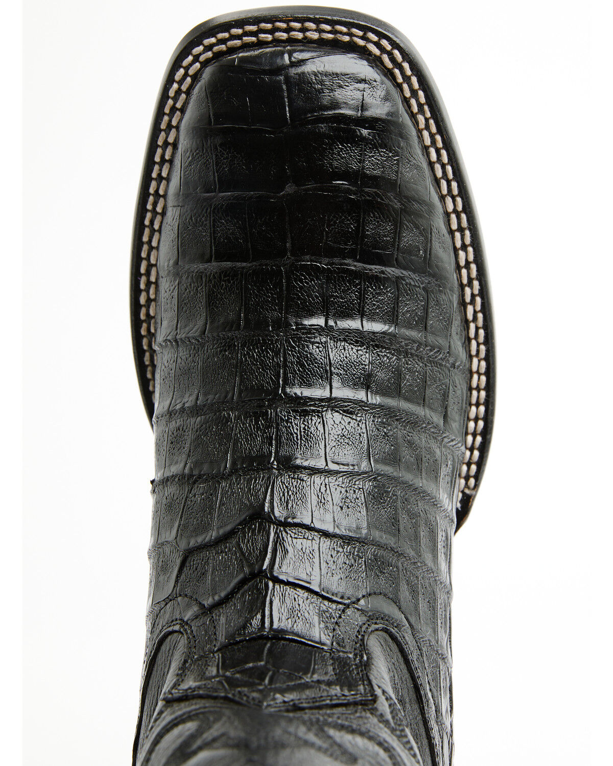 Image #6 - Cody James Black 1978&reg; Men's The Hayward Exotic Caiman Western Boots - Broad Square Toe, Black, hi-res