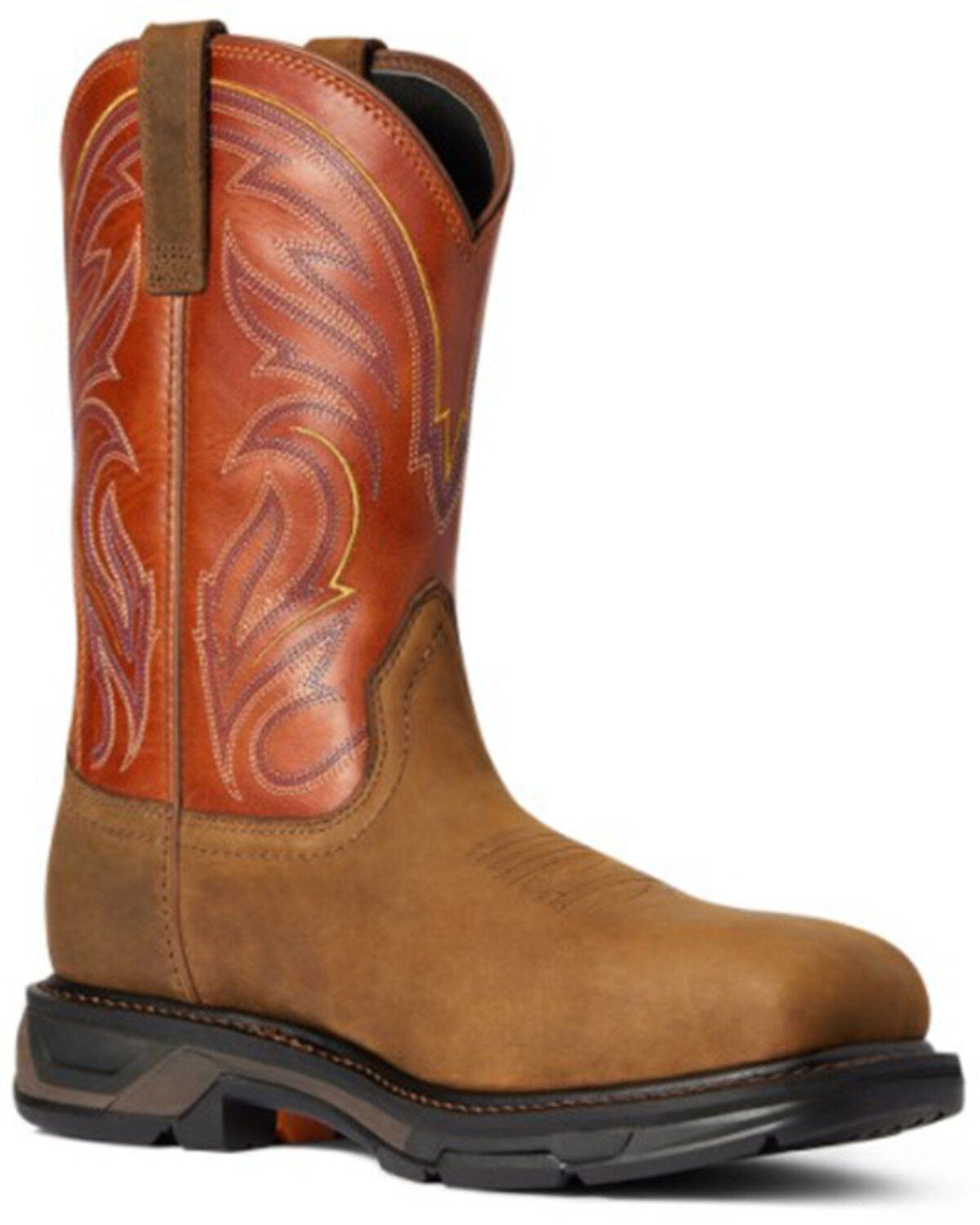 Image #1 - Ariat Men's WorkHog&reg; XT Cottonwood Work Boot - Broad Square Toe, Brown, hi-res