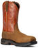 Image #1 - Ariat Men's WorkHog&reg; XT Cottonwood Work Boot - Broad Square Toe, Brown, hi-res