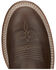 Image #6 - Justin Men's Western Boot - Round Toe, Brown, hi-res