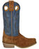 Image #2 - Smoky Mountain Boys' Whichita Western Boots - Square Toe, Brown/blue, hi-res