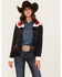 Image #1 - Ariat X Rodeo Quincy Women's Floral Bomber Jacket , Black, hi-res