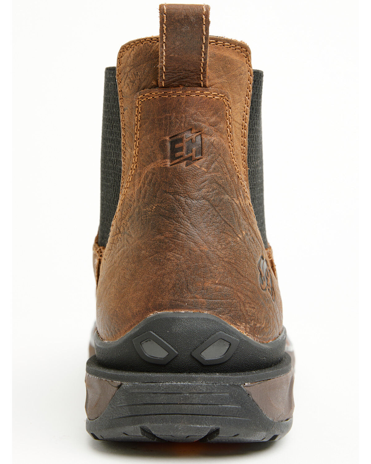 Image #5 - Phantom Rider Men's 6" Romeo Pull-On Ankle Boots - Moc Toe, Brown, hi-res