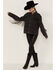 Image #4 - The Andy Jacket by Daniel Diamond: Women's Gray Denim Jacket With Gunmetal Fringe, Charcoal, hi-res
