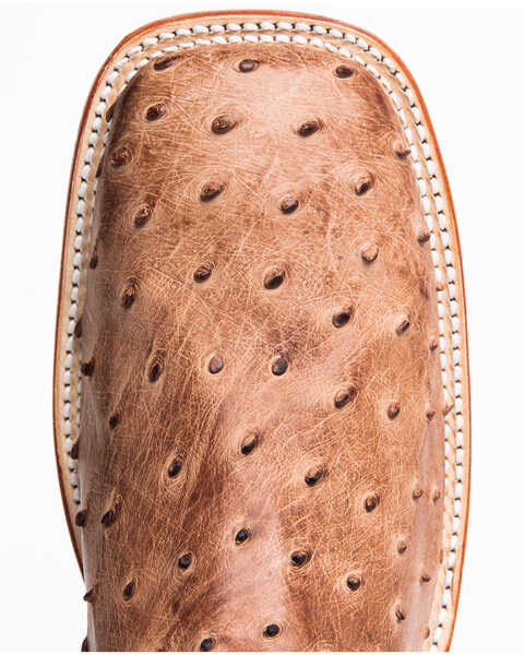 Image #11 - Tony Lama Men's San Saba Full Quill Ostrich Exotic Boots, Chocolate, hi-res