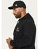 Image #3 - Troll Co Men's FR Haggler Graphic Hooded Sweatshirt - Big, Black, hi-res