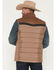 Image #4 - Hooey Men's Banff Packable Puffer Vest, Camel, hi-res