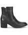 Image #2 - Born Women's Rigby Double Zipper Booties - Round Toe, Black, hi-res