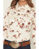 Image #3 - Shyanne Women's Horse Print Long Sleeve Button-Down Stretch Western Shirt, Cream, hi-res