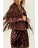 Image #4 - Idyllwind Women's Metallic Zip-Front Fringe Moto Jacket, Grape, hi-res