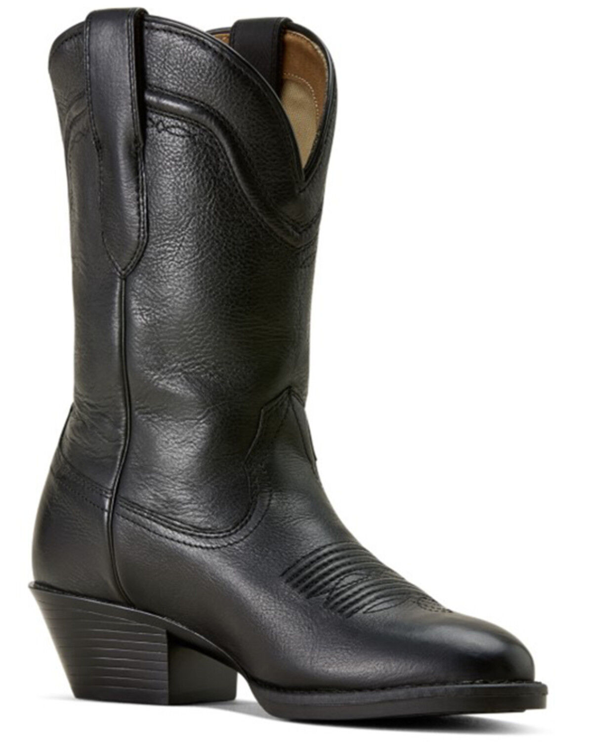 Image #1 - Ariat Women's Grayson Western Boots - Round Toe, Black, hi-res