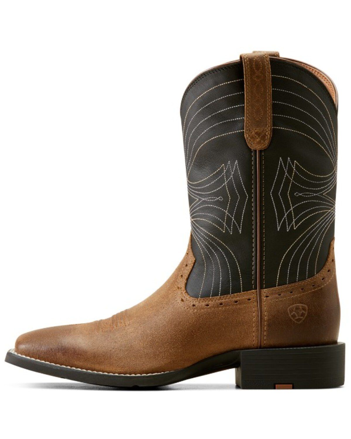 Image #2 - Ariat Men's Sport Performance Western Boots - Broad Square Toe, Brown, hi-res