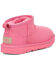 Image #4 - UGG Girls' Classic Ultra Mini Boots, Pink, hi-res