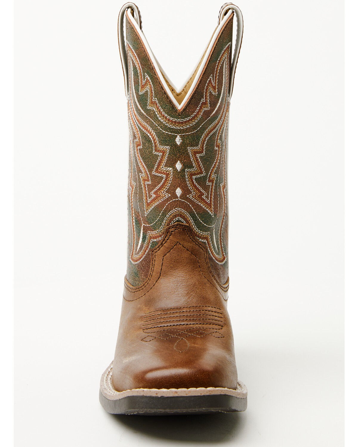 Image #4 - Cody James Boys' Holden Western Boots - Broad Square Toe, Brown, hi-res