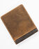 Image #3 - Cody James Men's Brown Ostrich Bifold Tooled Wallet, Brown, hi-res