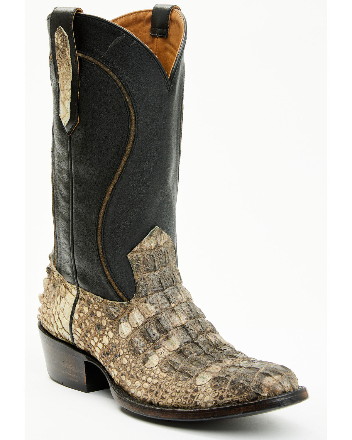 Image #1 - Cody James Black 1978&reg; Men's Tillman Exotic Hornback Alligator Western Boots - Round Toe, Black, hi-res