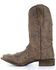 Image #3 - Corral Men's Barbed Wire Western Boots - Broad Square Toe, Brown, hi-res