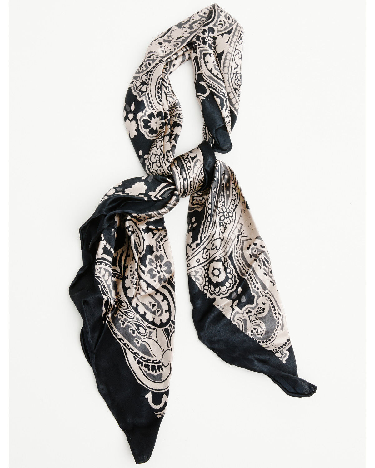 Cody James Men's Fletcher Paisley Print Wild Rag, Navy, hi-res