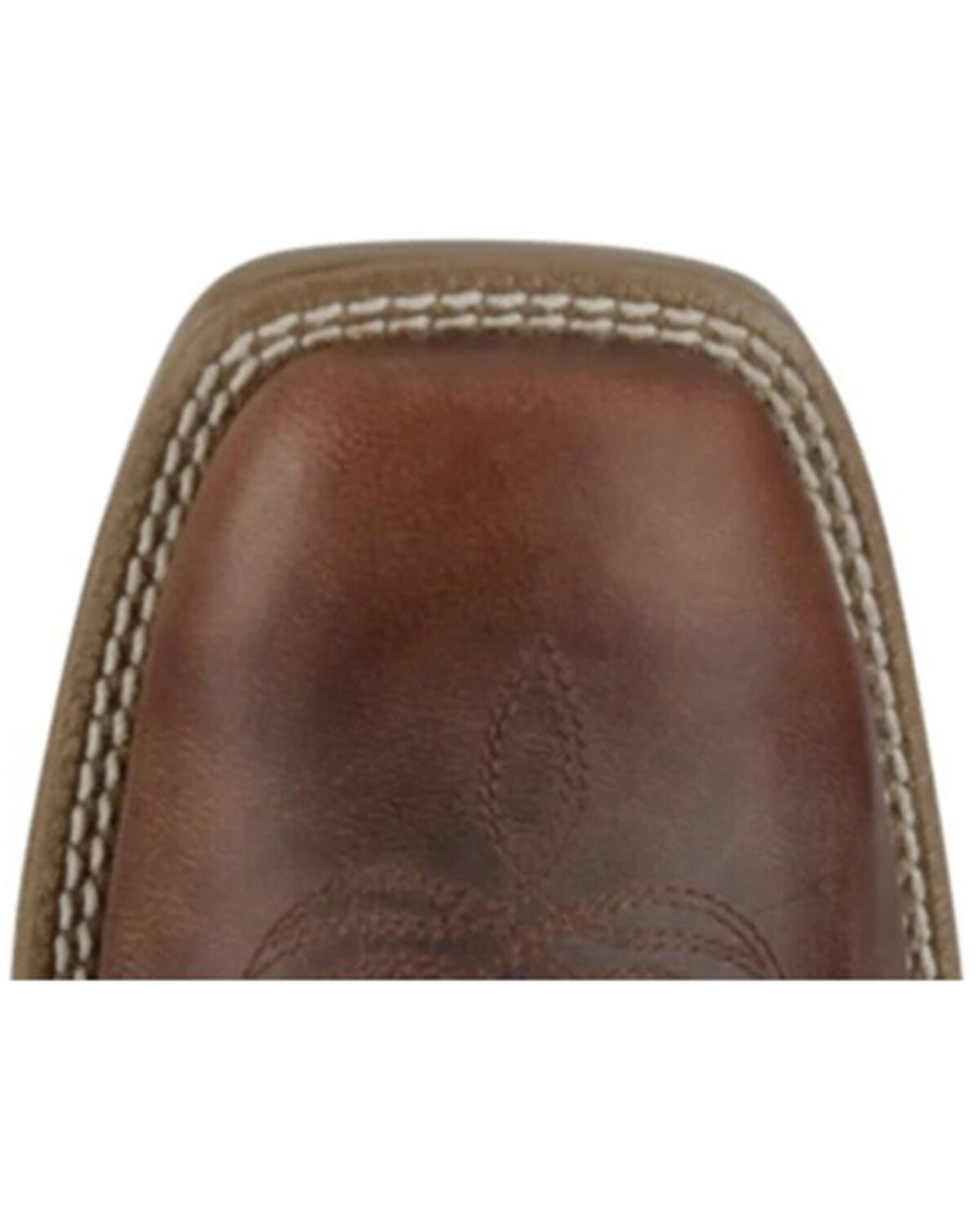 Image #7 - Justin Women's Ashtyn Performance Western Boots - Broad Square Toe, Brown, hi-res