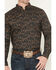 Image #3 - Cody James Men's Cumberland Paisley Print Long Sleeve Button-Down Stretch Western Shirt - Big, Black, hi-res