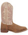 Image #2 - Laredo Men's Chet Roughout Performance Western Boots - Broad Square Toe, Brown, hi-res