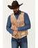Image #1 - Cody James Men's White Buffalo Suede Vest, Tan, hi-res