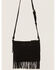 Image #3 - Idyllwind Women's Darlington Court Suede Crossbody Bag, Black, hi-res