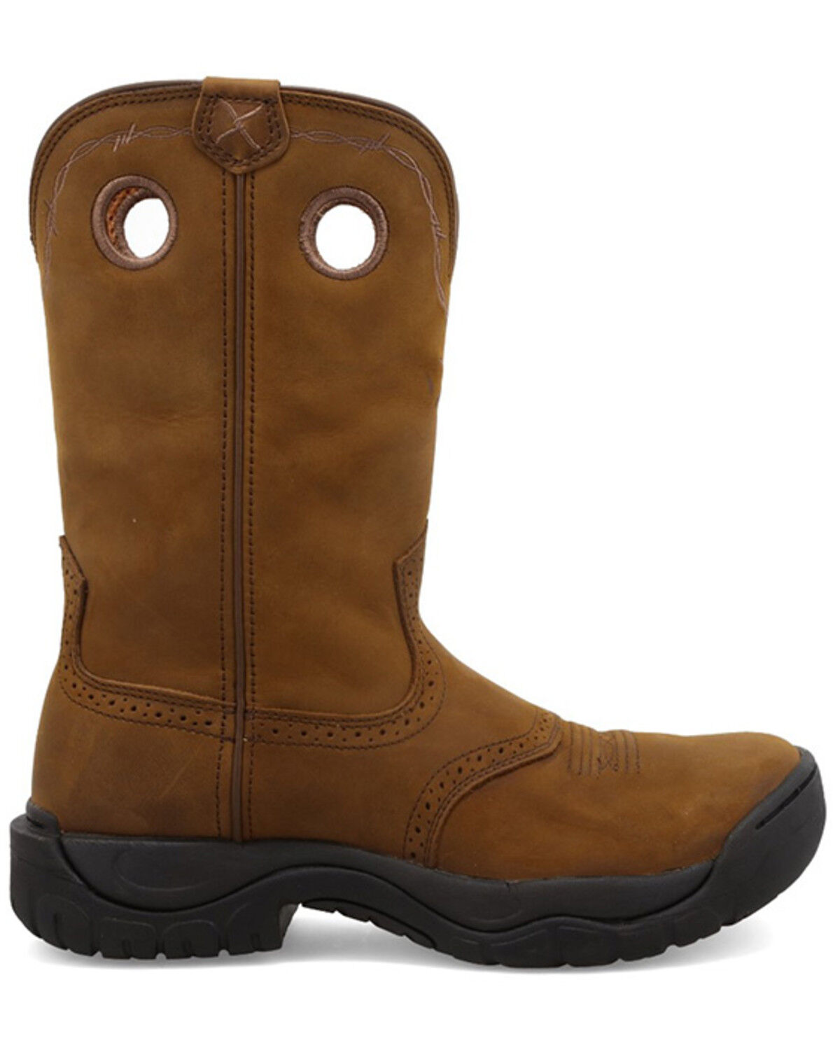 Image #2 - Twisted X Men's All Around Barn Boots - Soft Toe, Brown, hi-res